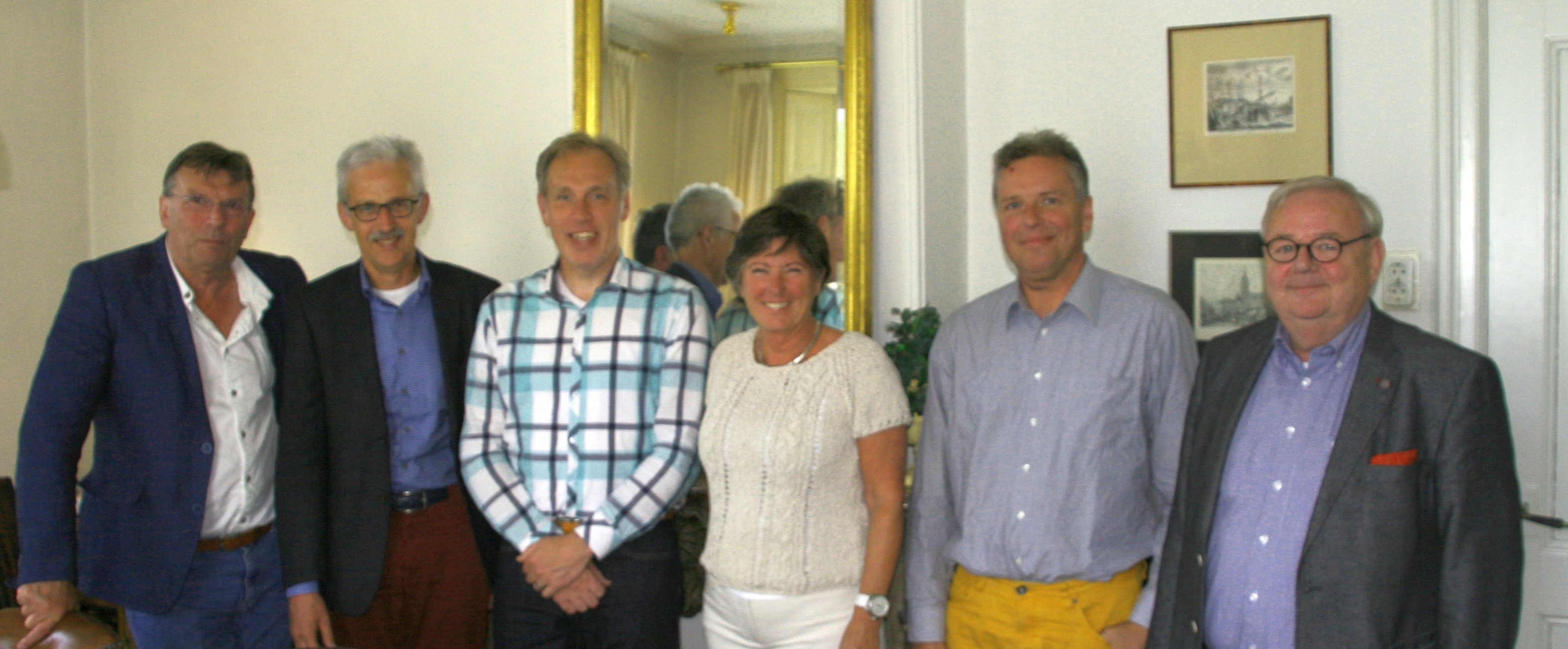 Het eerste bestuur van Energiecoöperatie ECL